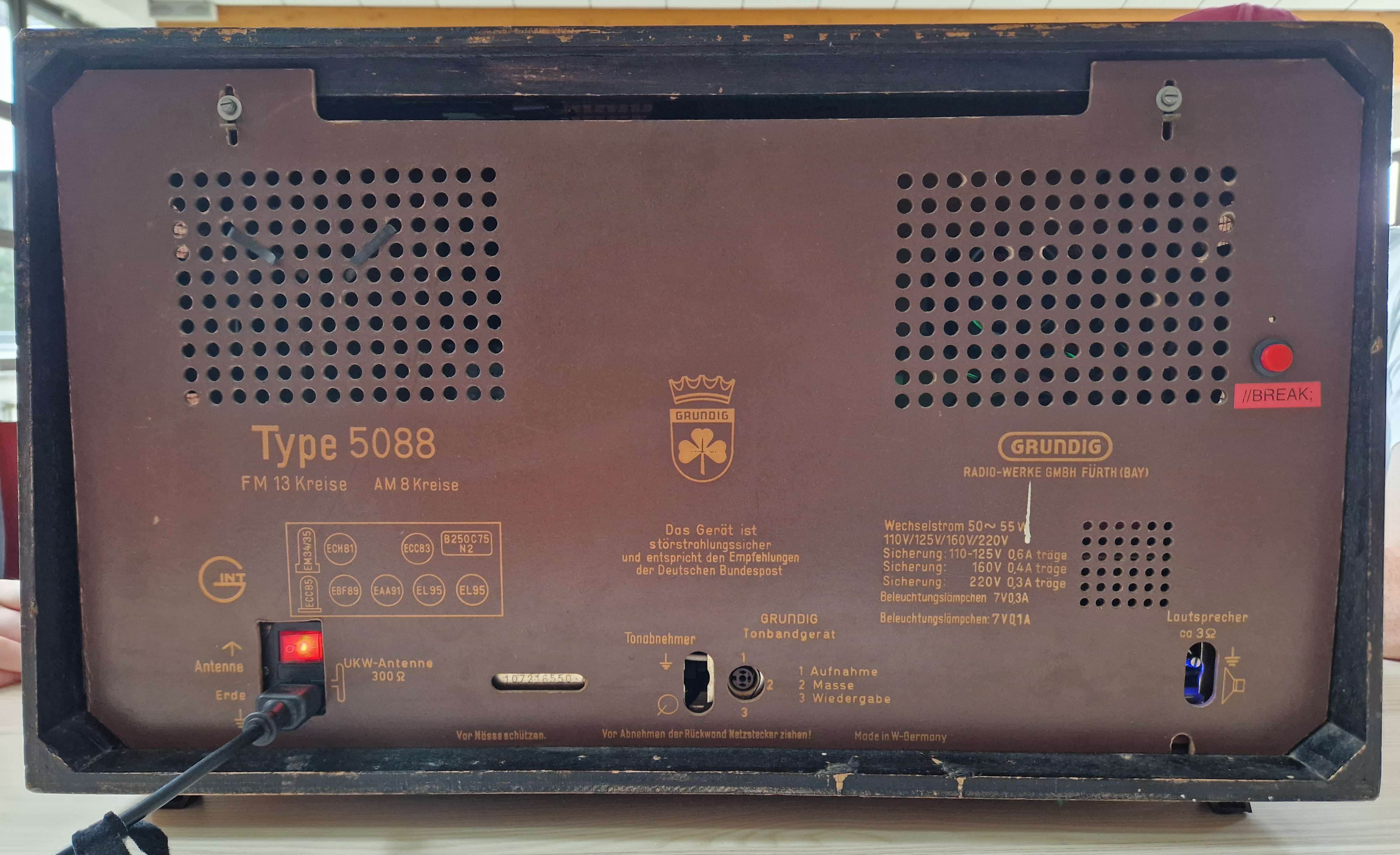 Rückseite - geschlossen