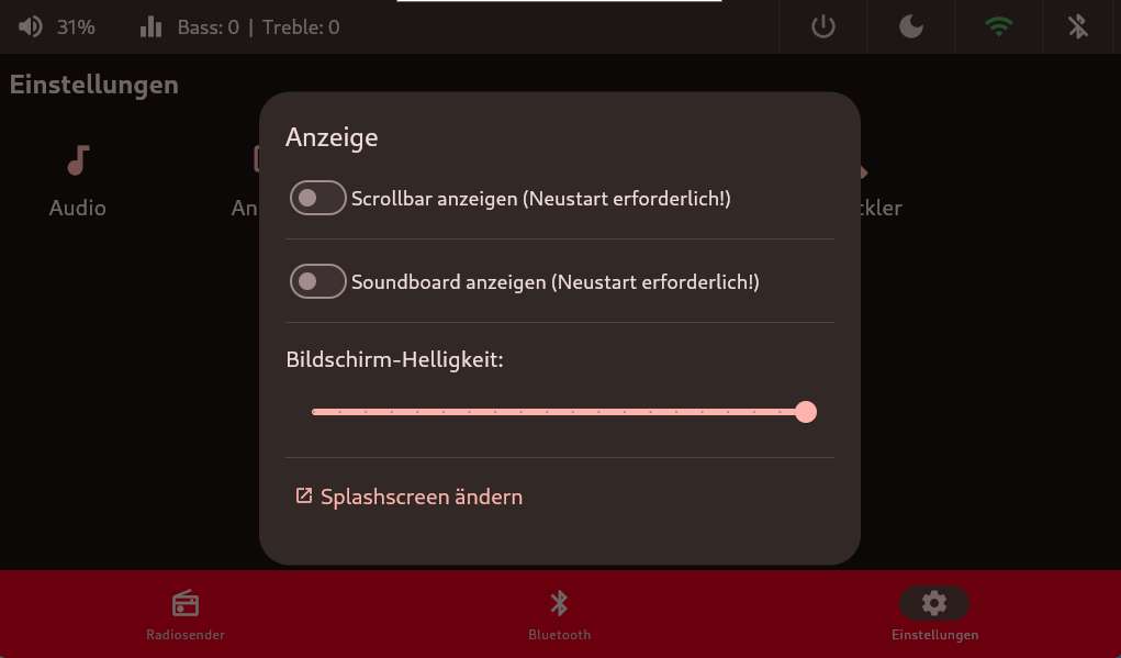 Anzeige-Einstellungen