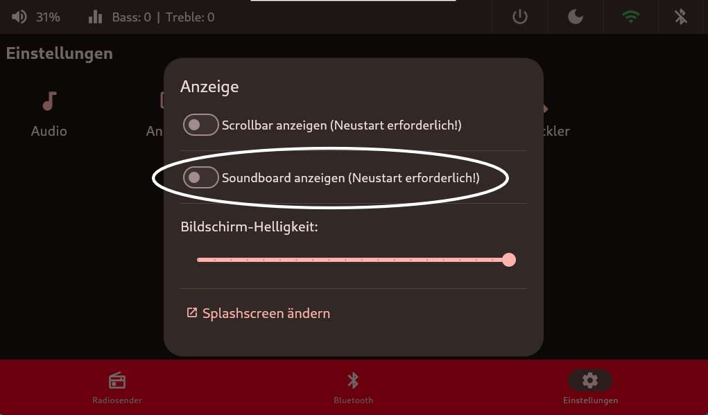 Anzeige-Einstellungen