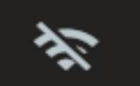 W-LAN Symbol Aus